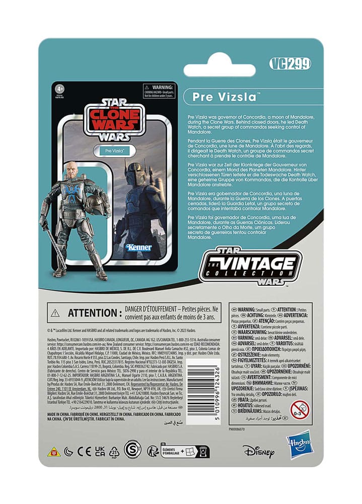 Star Wars: The Clone Wars Pre Vizsla 10 cm Vintage Collection Action Figure