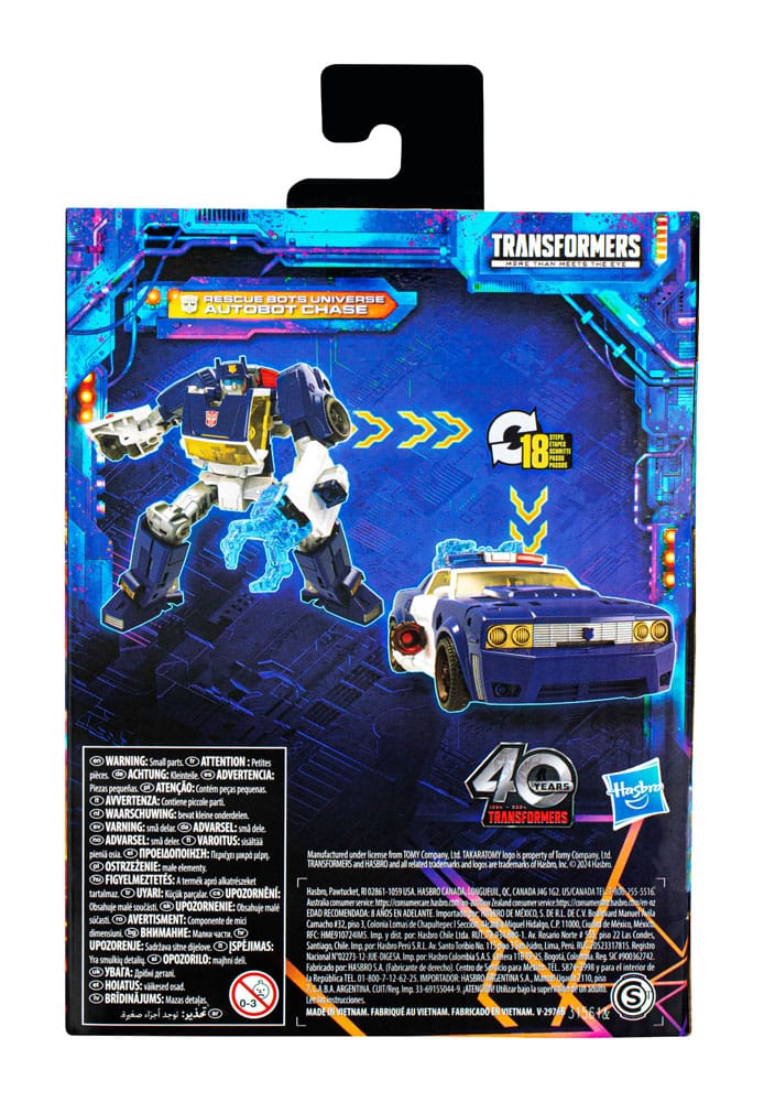 Transformers Generations Legacy United Rescue Bots Universe Autobot Chase 14 cm Deluxe Class Action Figure