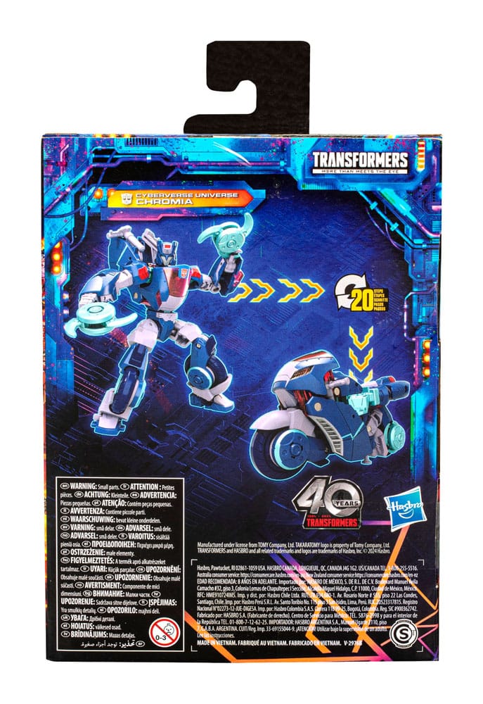Transformers Generations Legacy United Cyberverse Universe Chromia 14cm Deluxe Class Action Figure