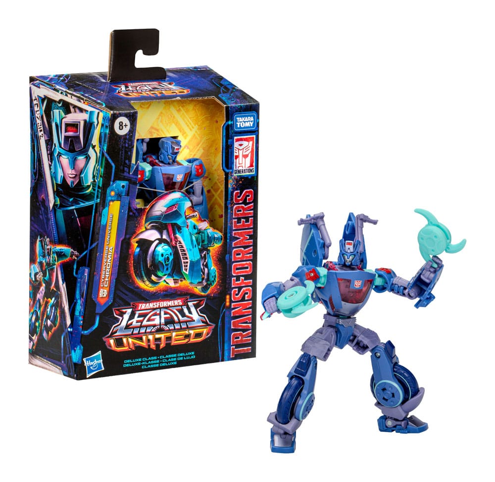 Transformers Generations Legacy United Cyberverse Universe Chromia 14cm Deluxe Class Action Figure