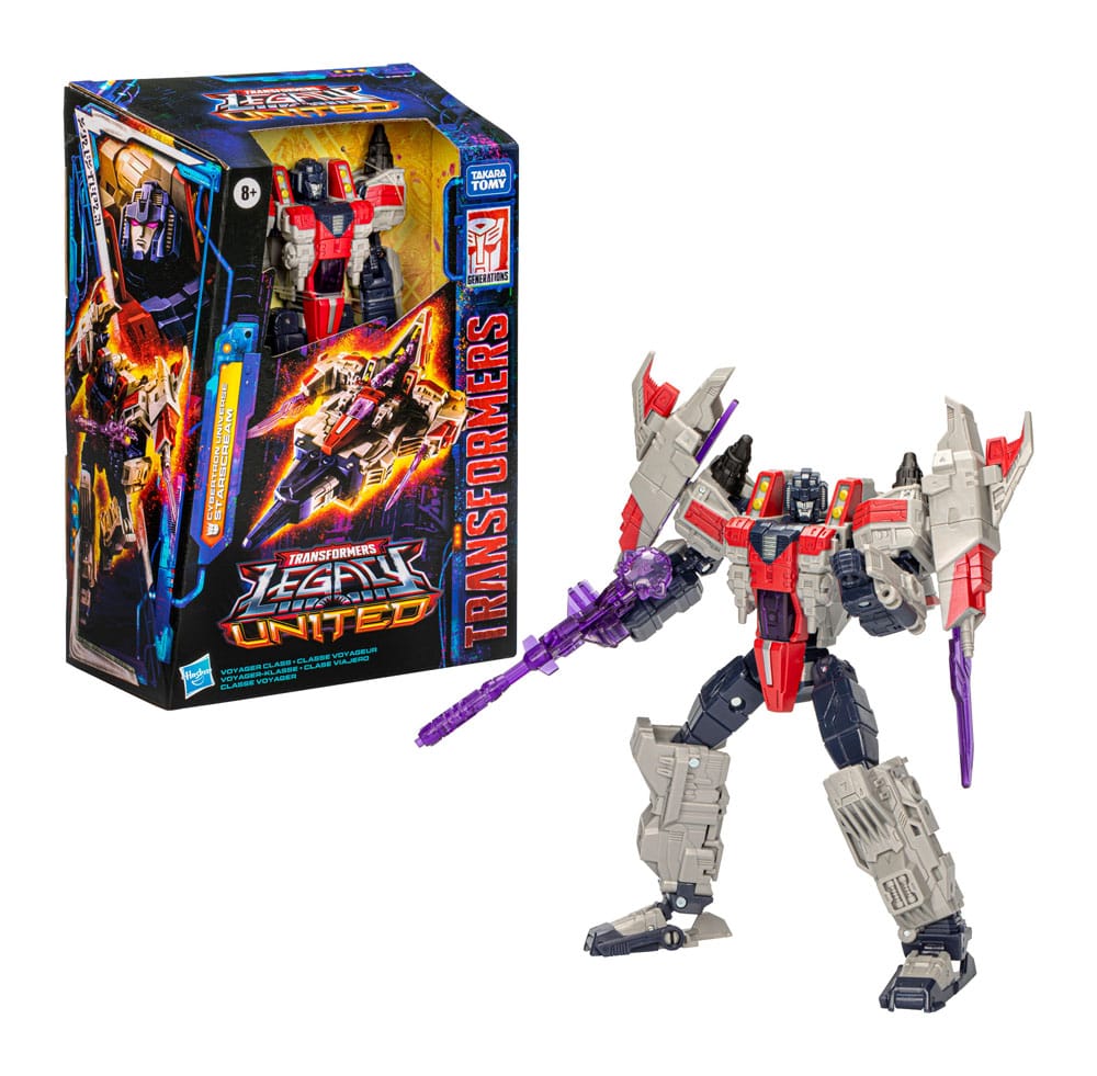 Transformers Generations Legacy United Cybertron Universe Starscream 18cm Voyager Class Action Figure