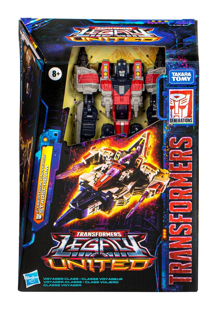 Transformers Generations Legacy United Cybertron Universe Starscream 18cm Voyager Class Action Figure