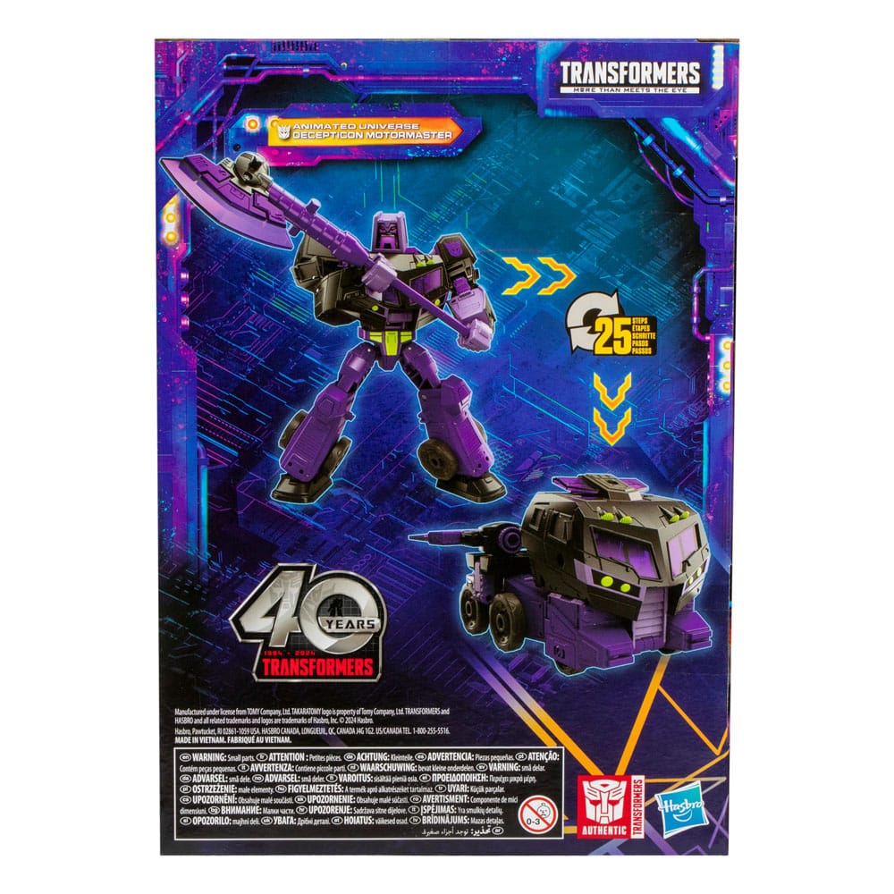 Transformers Generations Legacy United Voyager Class Animated Universe Decepticon Motormaster 18 cm Action Figure