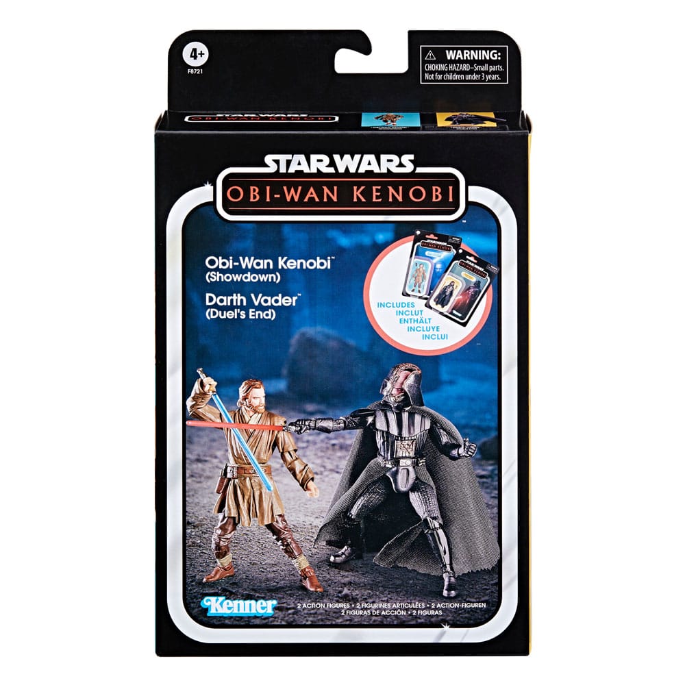 Star Wars: Obi-Wan Kenobi Vintage Collection Darth Vader (Showdown) & Obi-Wan Kenobi (Showdown) 10 cm Action Figure 2-Pack