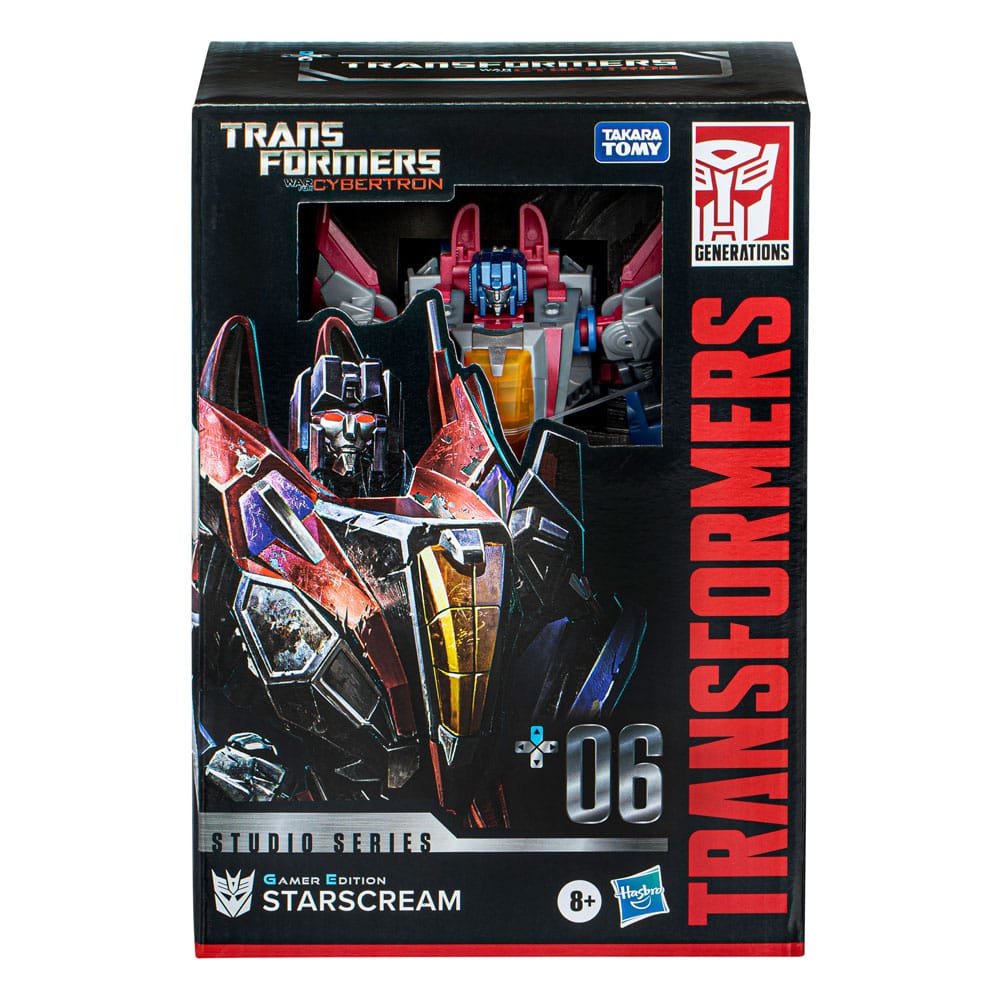 The Transformers: The Movie 06 Starscream 16 cm Generations Studio Series Voyager Class Action Figure Gamer Edition