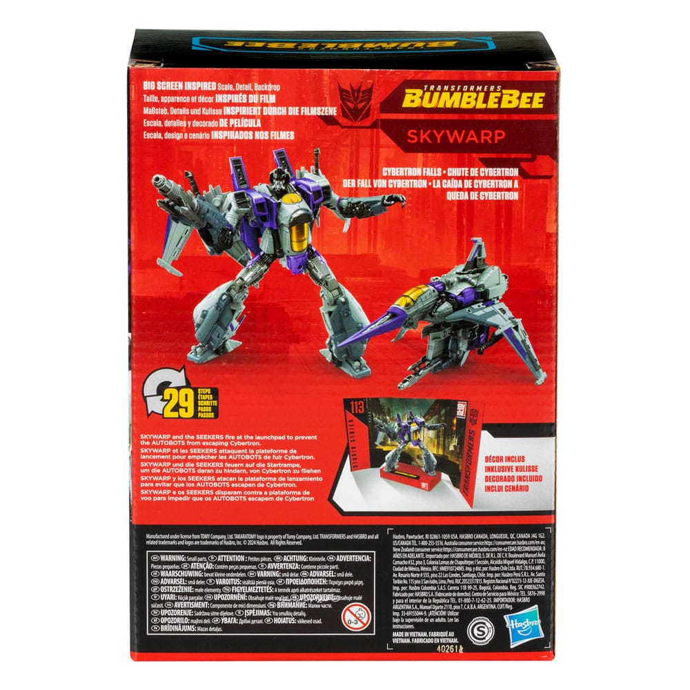 Transformers: Bumblebee Studio Series Voyager Class Skywarp 17 cm Action Figure
