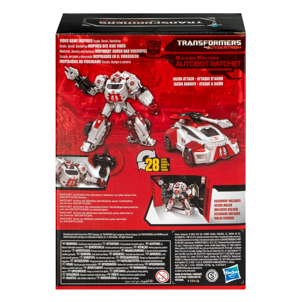 Transformers: War for Cybertron Studio Series Gamer Edition Autobot Ratchet 16 cm Voyager Class Action Figure