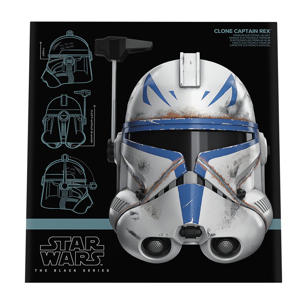 Star Wars Ahsoka Black Series Clone Captain Rex Electronic Helmet