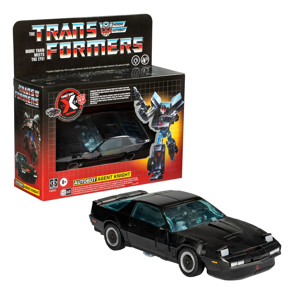 Transformers x Knight Rider Autobot Agent Knight 16 cm Action Figure