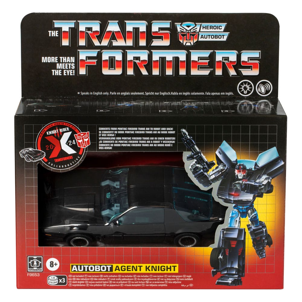 Transformers x Knight Rider Autobot Agent Knight 16 cm Action Figure