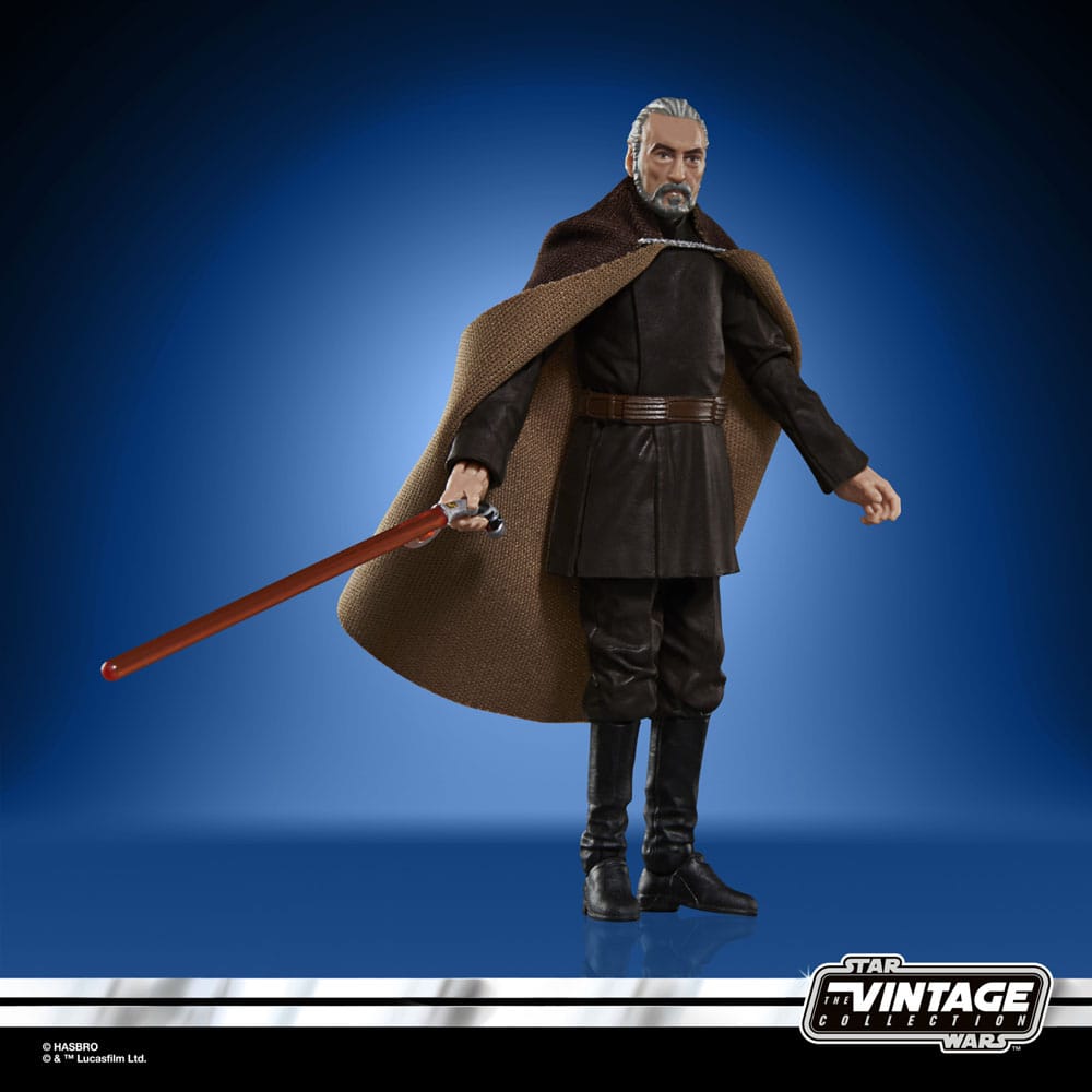 Star Wars Attack of the Clones Count Dooku 10cm Vintage Collection Action Figure