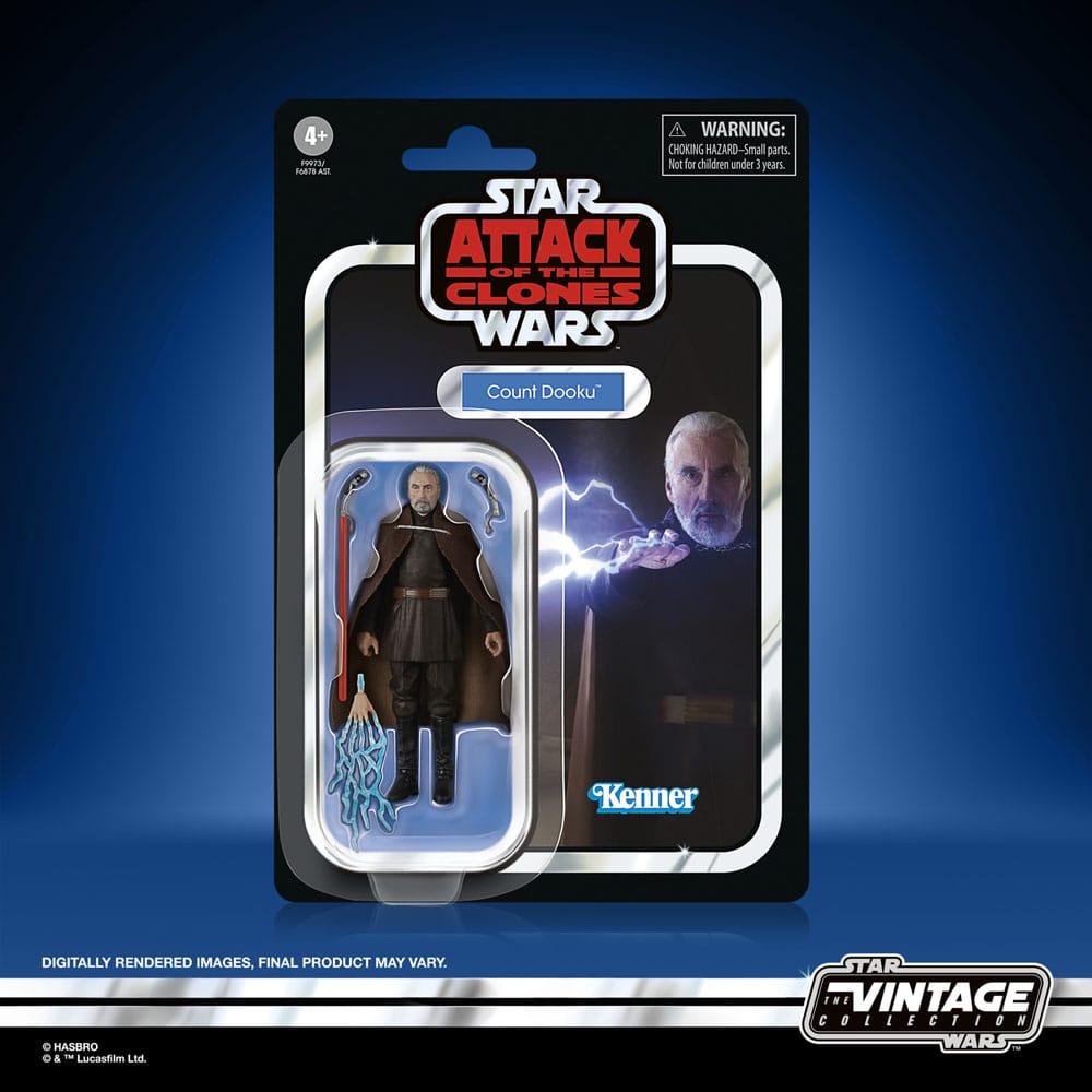 Star Wars Attack of the Clones Count Dooku 10cm Vintage Collection Action Figure