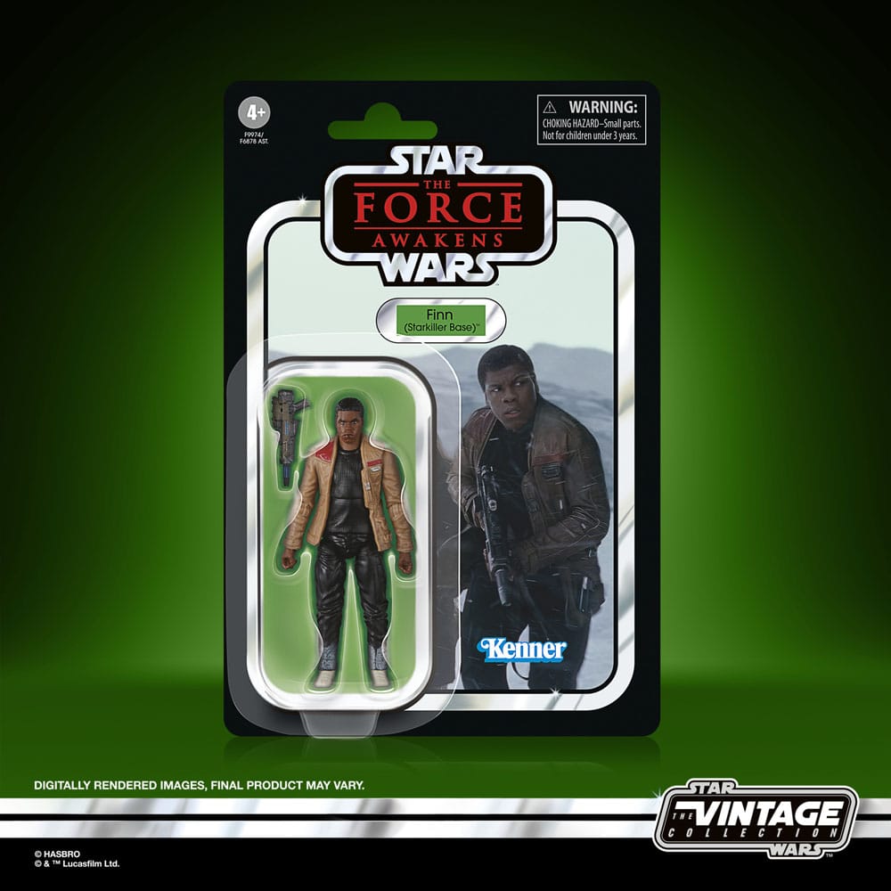 Star Wars The Force Awakens Finn (Starkiller Base) 10cm Vintage Collection Action Figure
