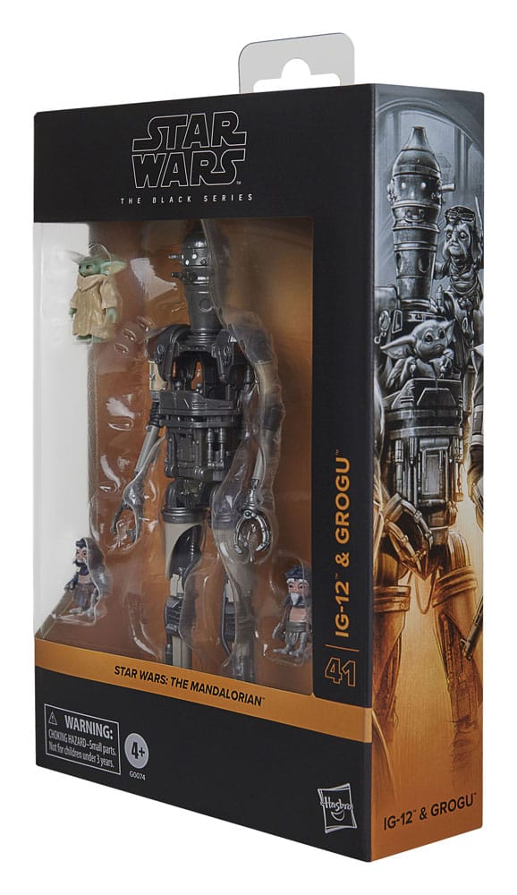 Star Wars: The Mandalorian IG-12 & Grogu 15 cm Black Series Action Figure 2-Pack