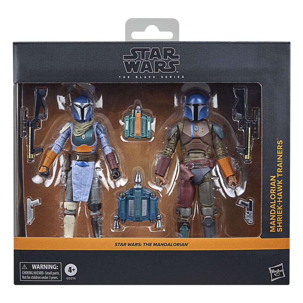 Star Wars: The Mandalorian Black Series Mandalorian Shriek-Hawk Trainers 15 cm Action Figure 2-Pack