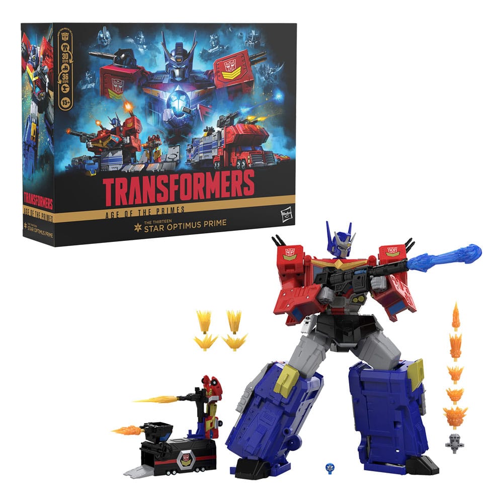 Transformers Age of the Primes The Thirteen Star Optimus Prime 38 cm Titan Class Action Figure