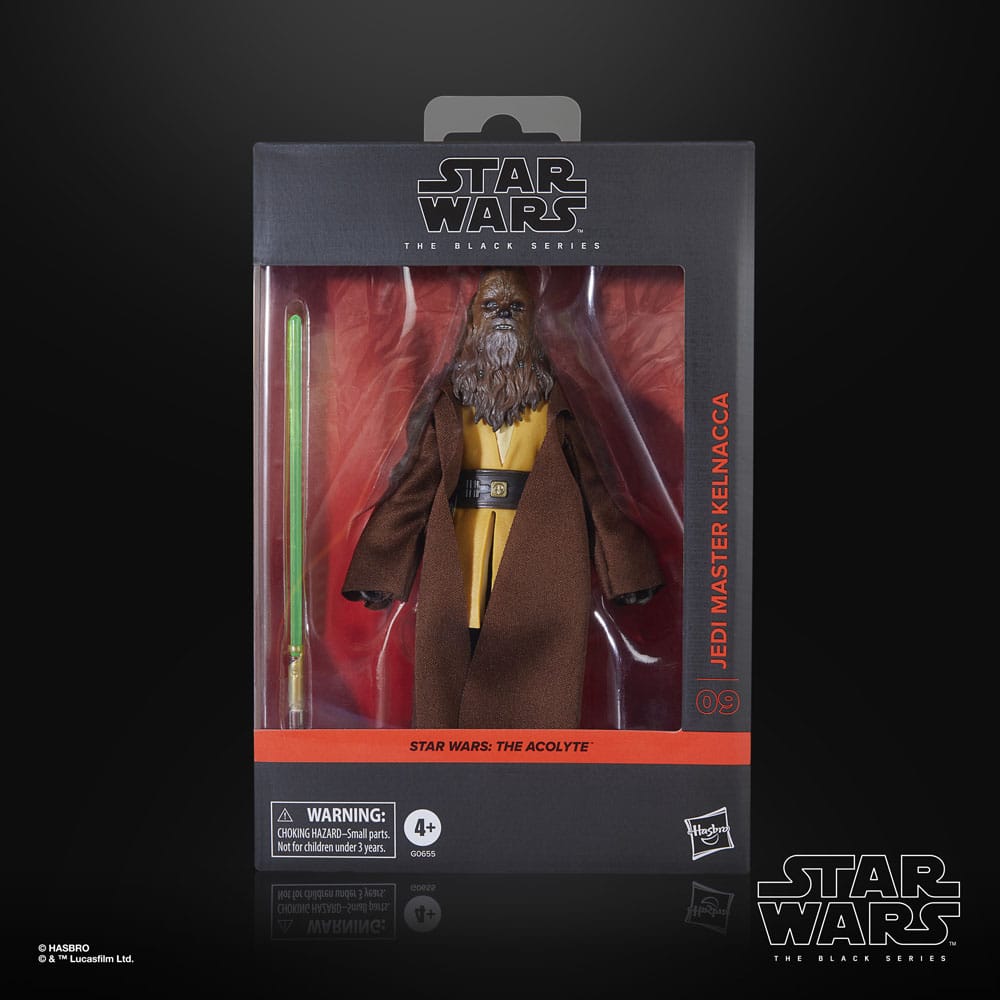 Star Wars The Acolyte Black Series Jedi Master Kelnacca 15 cm Action Figure