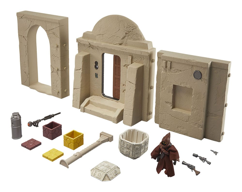 Star Wars Episode IV Vintage Collection Streets of Mos Eisley with Jawa Action Figure Playset