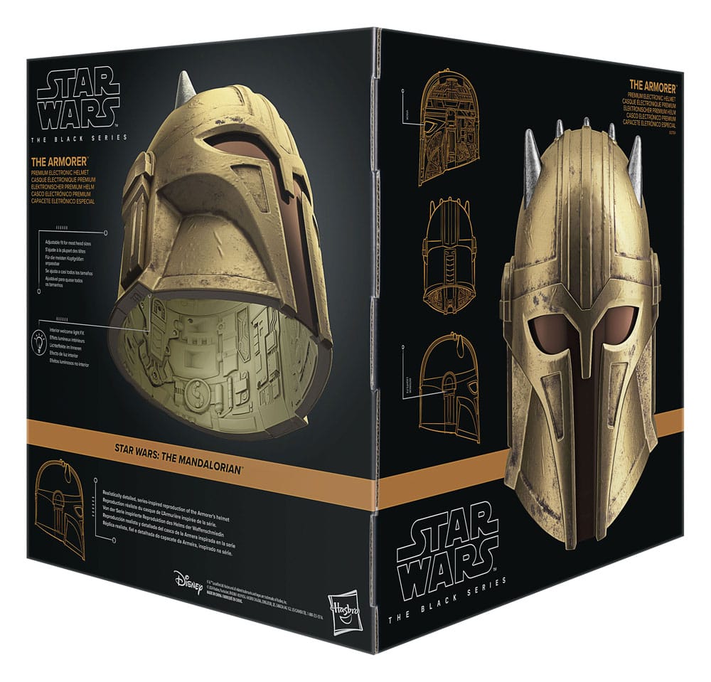 Star Wars: The Mandalorian Black Series Electronic Helmet The Armorer Replica