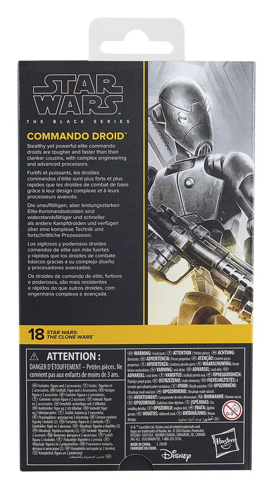 Star Wars: The Clone Wars Black Series Commando Droid 15 cm Action Figure