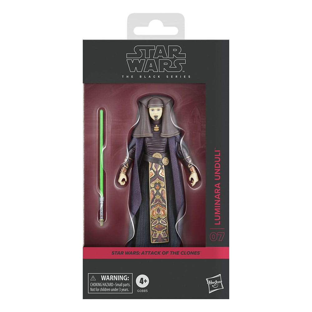 Star Wars Episode II Black Series Luminara Unduli 15 cm Action Figure