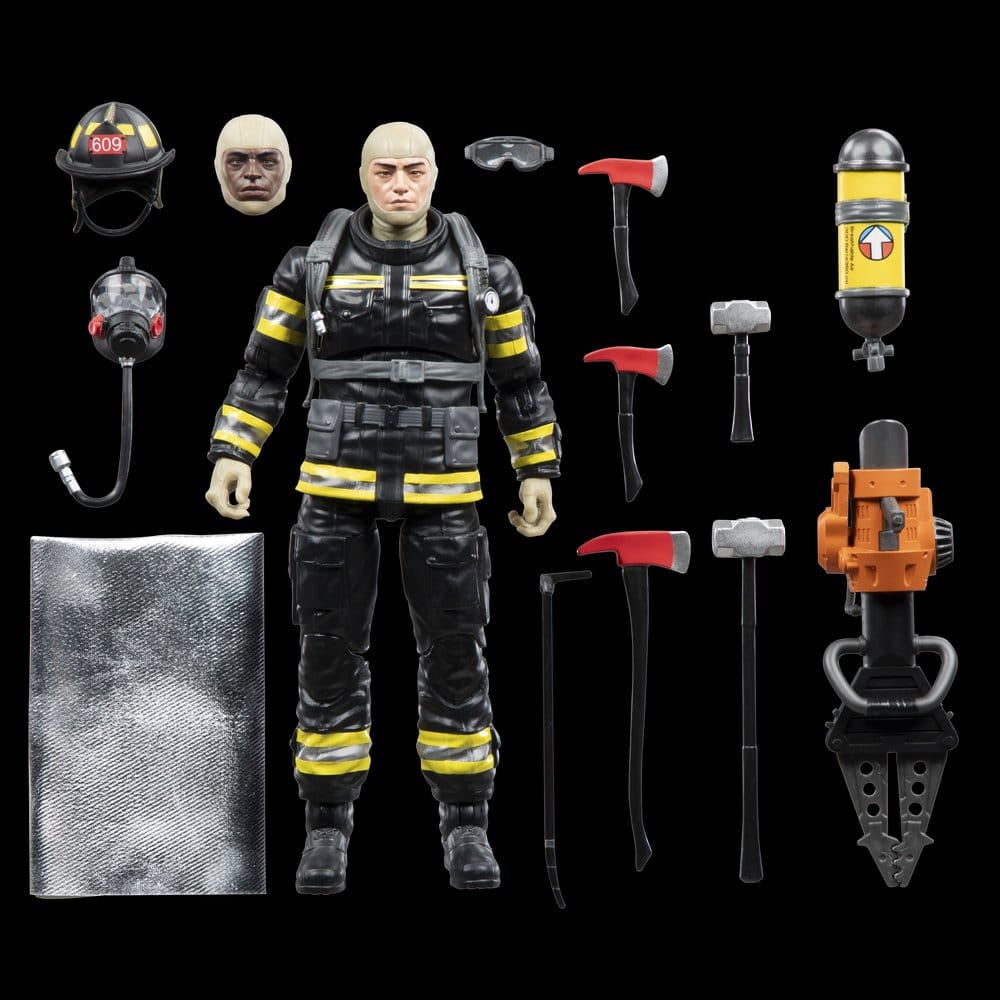 G.I. Joe Classified Series Legacy Collection Action Figure Search & Rescue Firefighter 15 cm