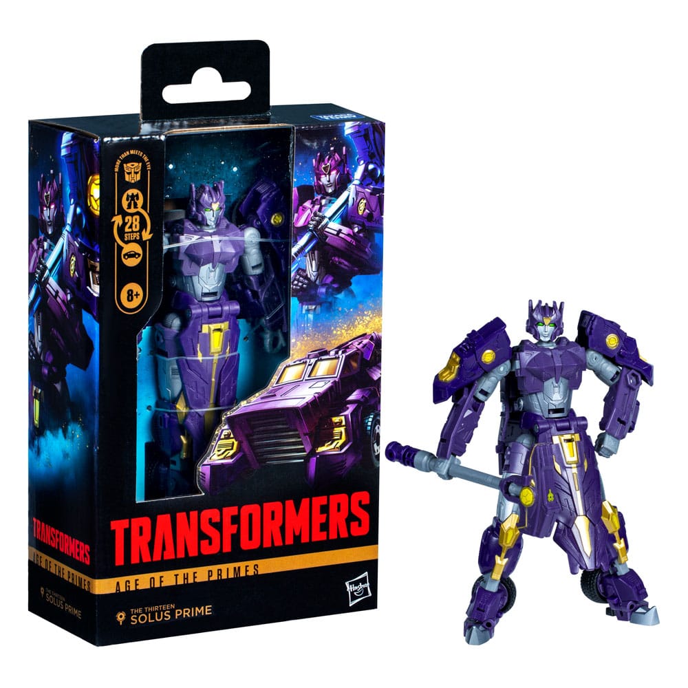 Transformers Age of the Primes The Thirteen Autobot Solus Prime 14 cm Deluxe Class Action Figure
