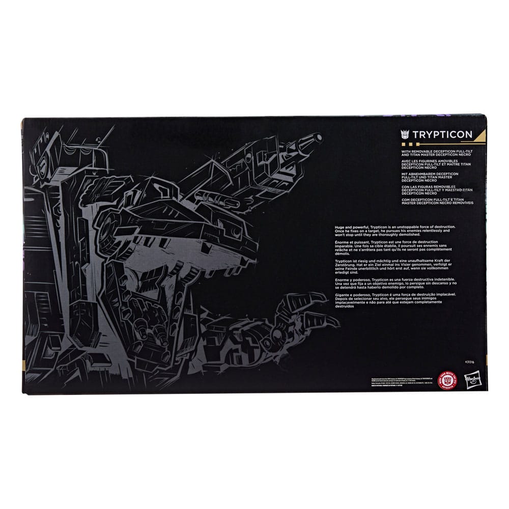 Transformers Generations Selects Age of the Primes G1 Trypticon 45 cm Action Figure