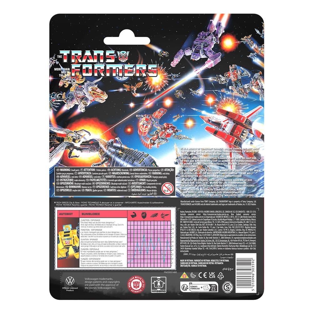 The Transformers Retro G1 Autobot Bumblebee 12 cm Action Figure