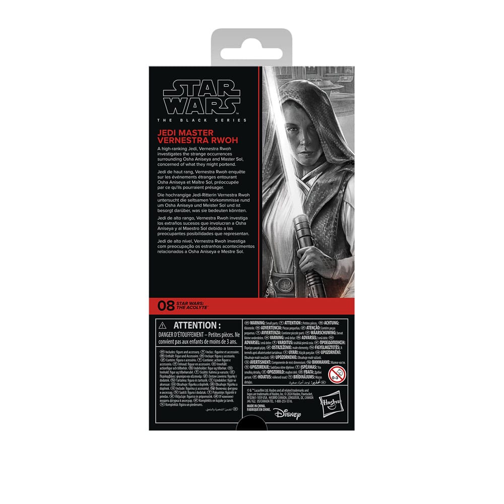 Star Wars: The Acolyte Jedi Master Vernestra Rwoh 15 cm Black Series Action Figure