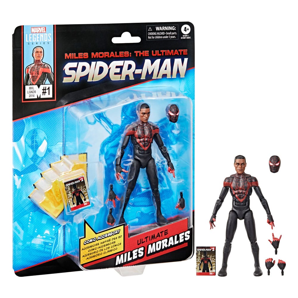 Marvel Legends Miles Morales The Ultimate Spider-Man Ultimate Miles Morales 15 cm Action Figure