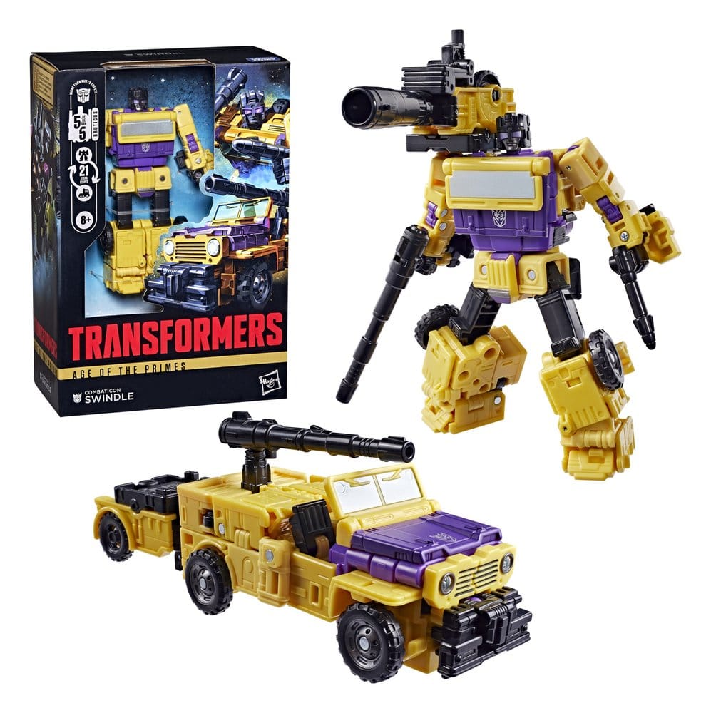 Transformers Age of the Primes Voyager Class Action Figure Combaticon Swindle 17 cm