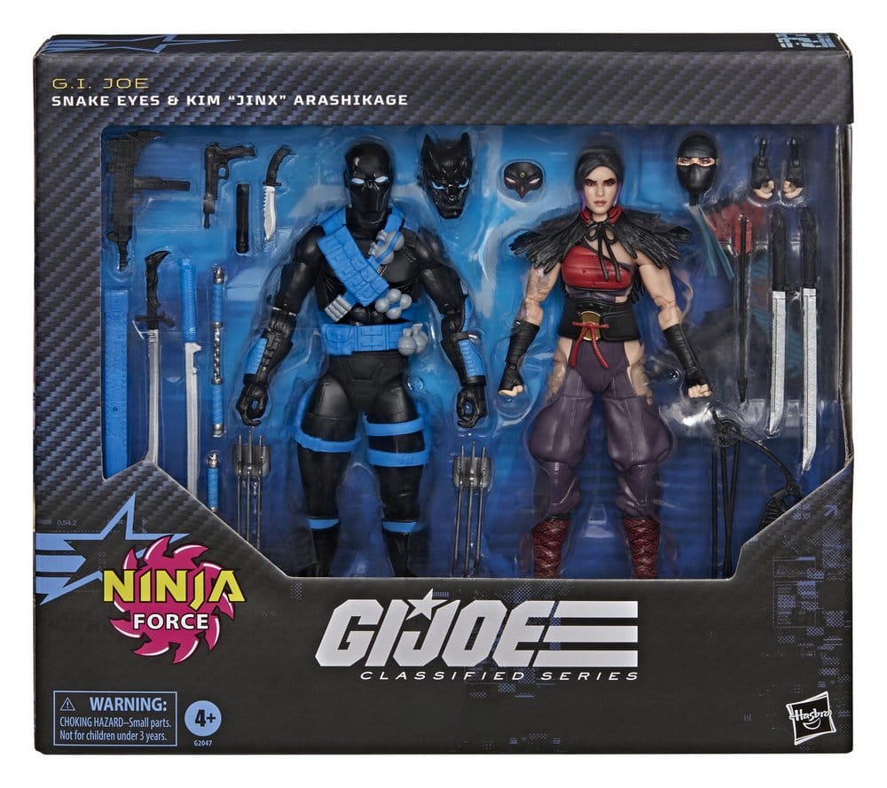 G.I. Joe Classified Series Action Figure 2-Pack Snake Eyes & Kim "Jinx" Arashikage 15 cm