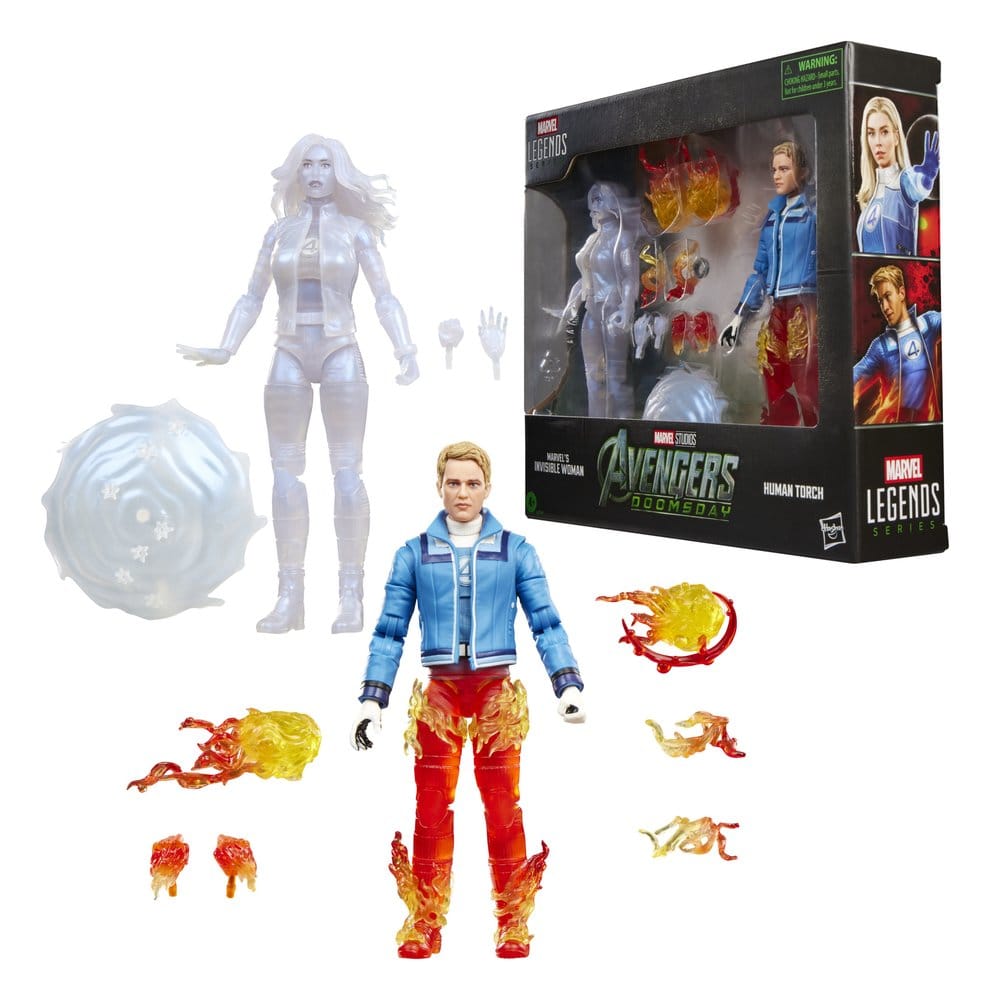Avengers: Doomsday Marvel Legends Action Figure 2-Pack Marvel's Invisible Woman & Human Torch 15 cm