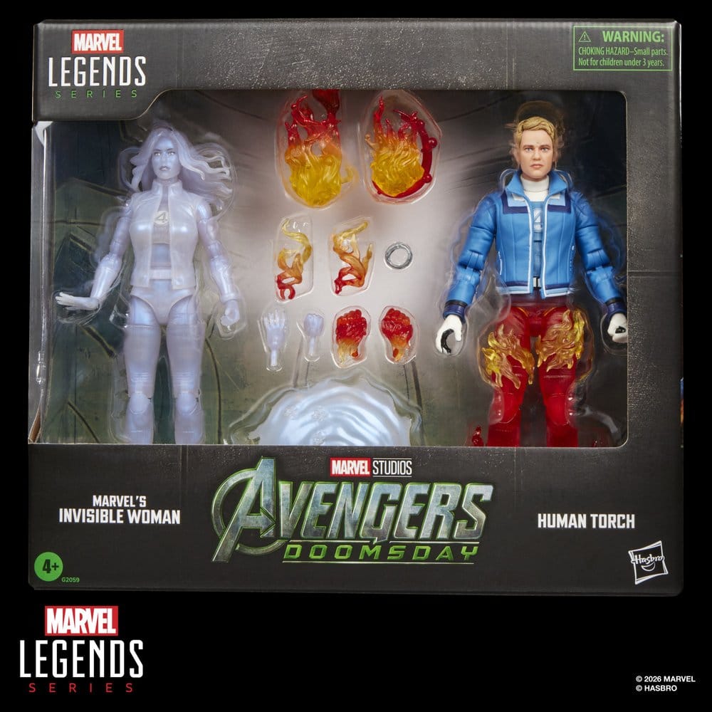 Avengers: Doomsday Marvel Legends Action Figure 2-Pack Marvel's Invisible Woman & Human Torch 15 cm