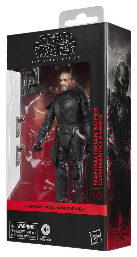 Star Wars: Maul – Shadow Lord Black Series Action Figure Mandalorian Super Commando Kebris 15 cm