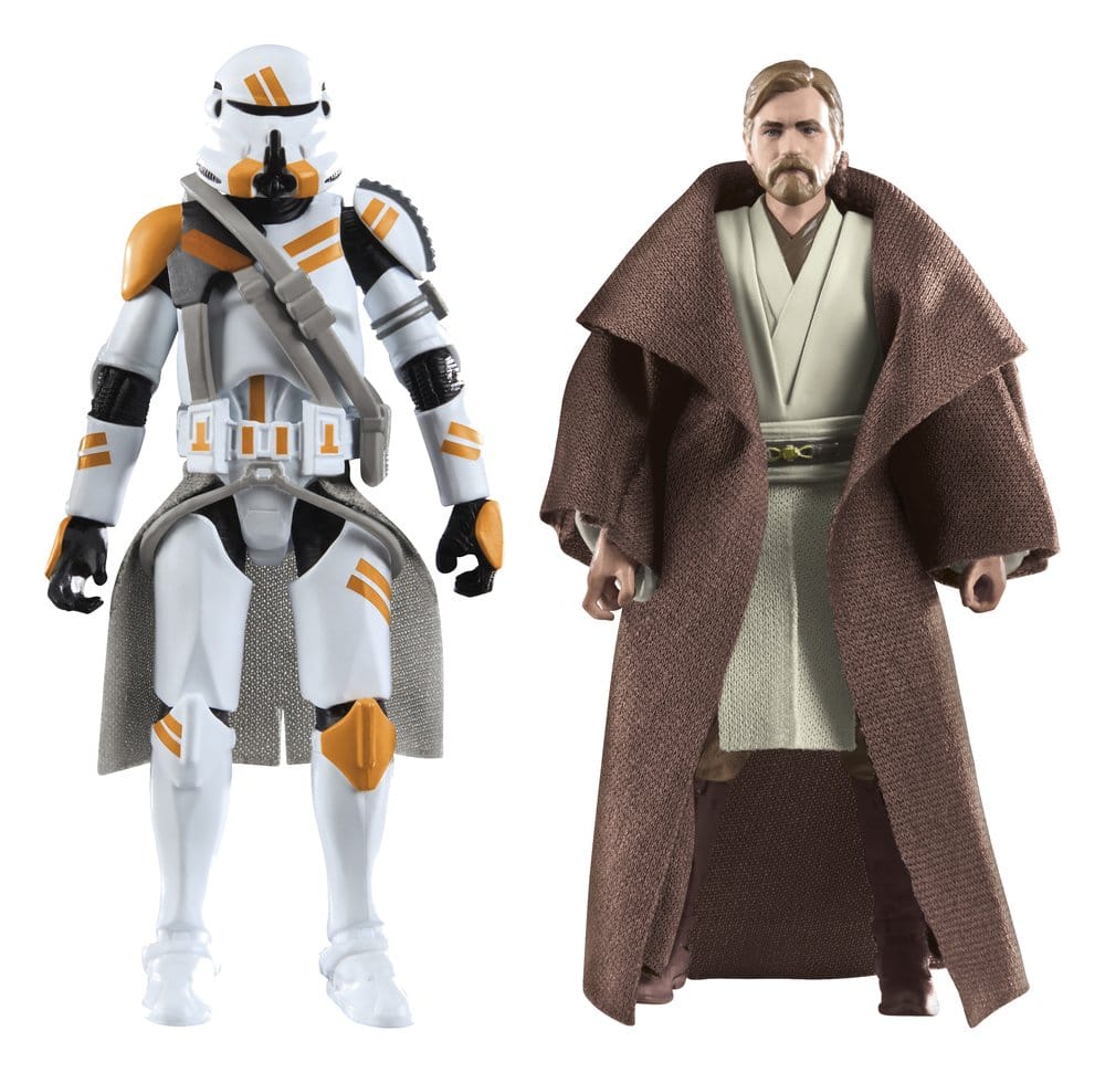 Star Wars Episode III Vintage Collection Action Figure 2-Pack Obi-Wan Kenobi & Airborne Clone Trooper 10 cm