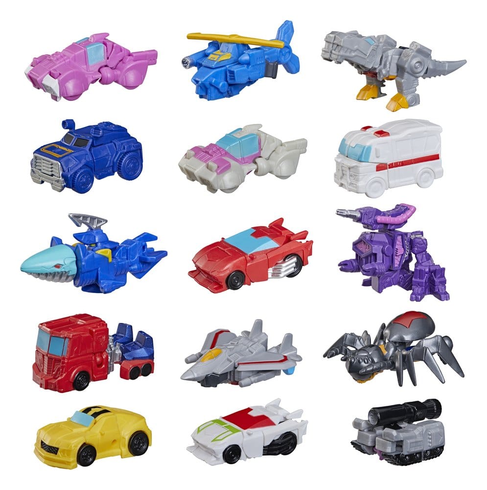 Transformers Mini Action Figures 4 cm Tiny Turbo Changers Blind Box Display (24)