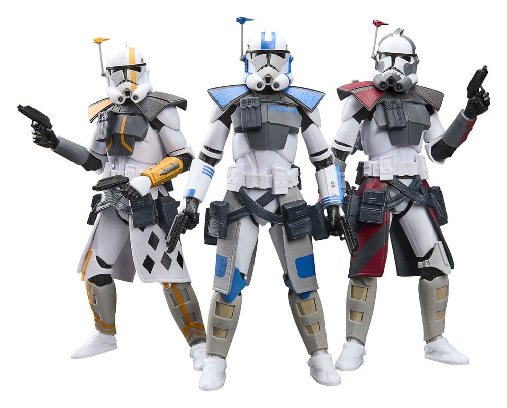 Star Wars: The Clone Wars Black Series Action Figure 3-Pack ARC Trooper Havoc, Colt & Blitz 15 cm