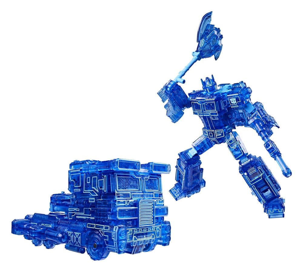 Transformers Age of the Primes Voyager Class Action Figure Energon Optimus Prime 17 cm