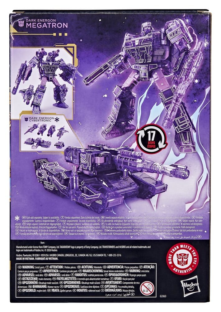 Transformers Age of the Primes Voyager Class Action Figure Dark Energon Megatron 17 cm