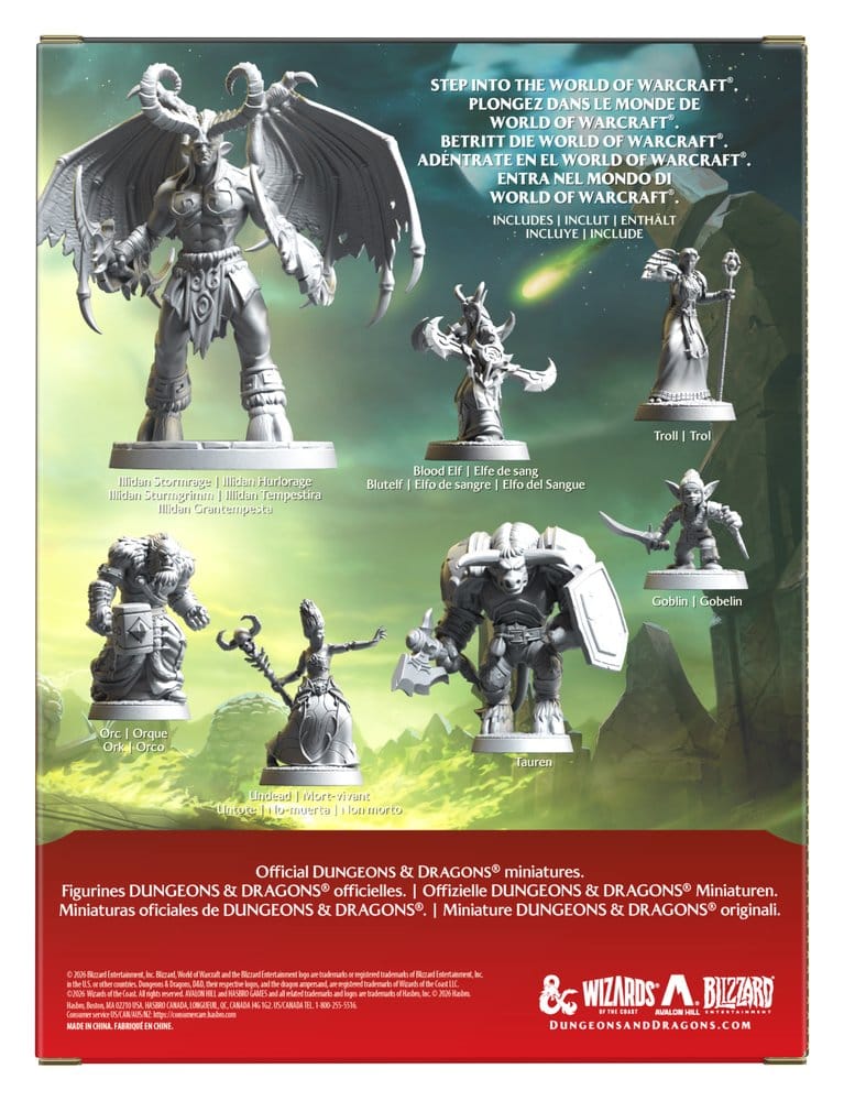 Dungeons & Dragons x World of Warcraft Miniatures Set 1