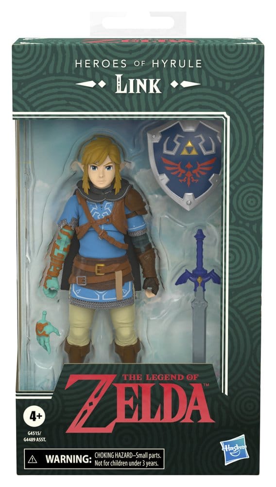 The Legend of Zelda: Tears of the Kingdom Heroes of Hyrule Action Figure Link 15 cm
