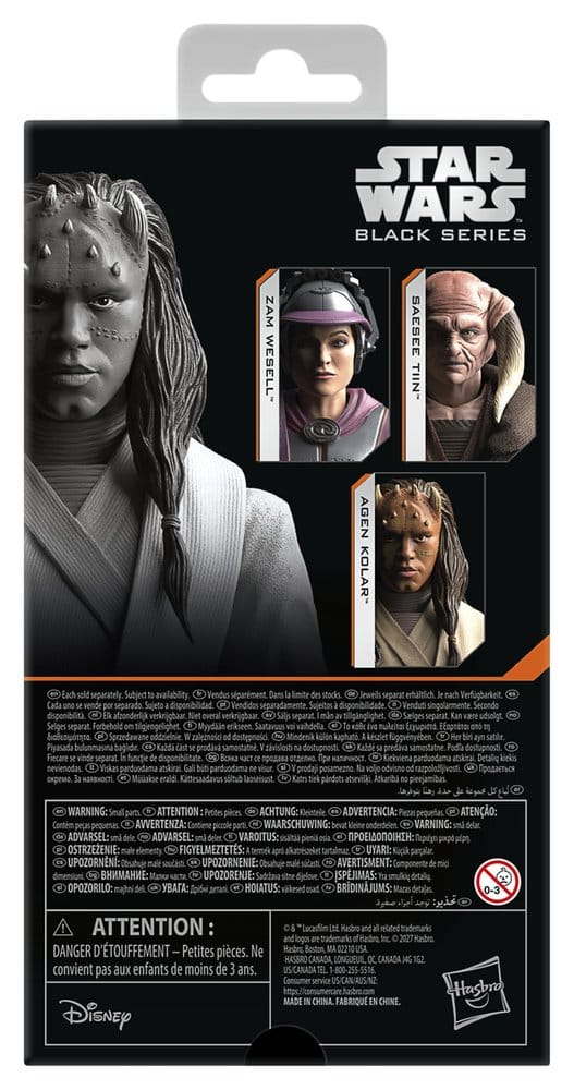 Star Wars Episode II Black Series Action Figure Agen Kolar 15 cm