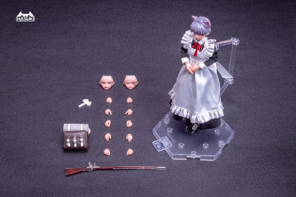 Pocket Art Action PA010 Maid Gunner FKEY 15 cm 1/12 Action Figure