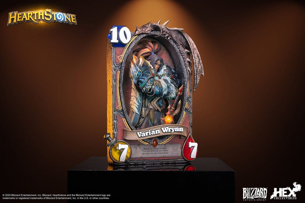 Hearthstone 3D Art Frame Statue Varian Wrynn 31 cm