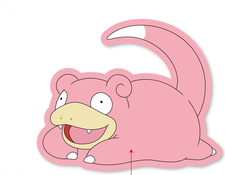 Pokemon Slowpoke 35cm Pillow Cushion