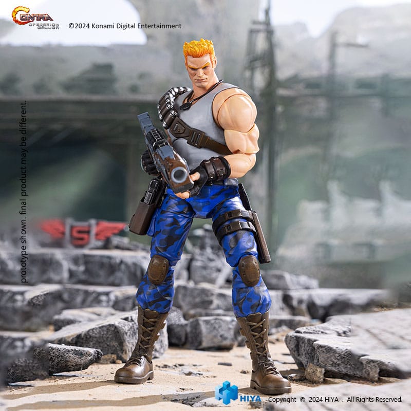 Contra: Operation Galuga Exquisite Basic Bill Rizer 16 cm Action Figure