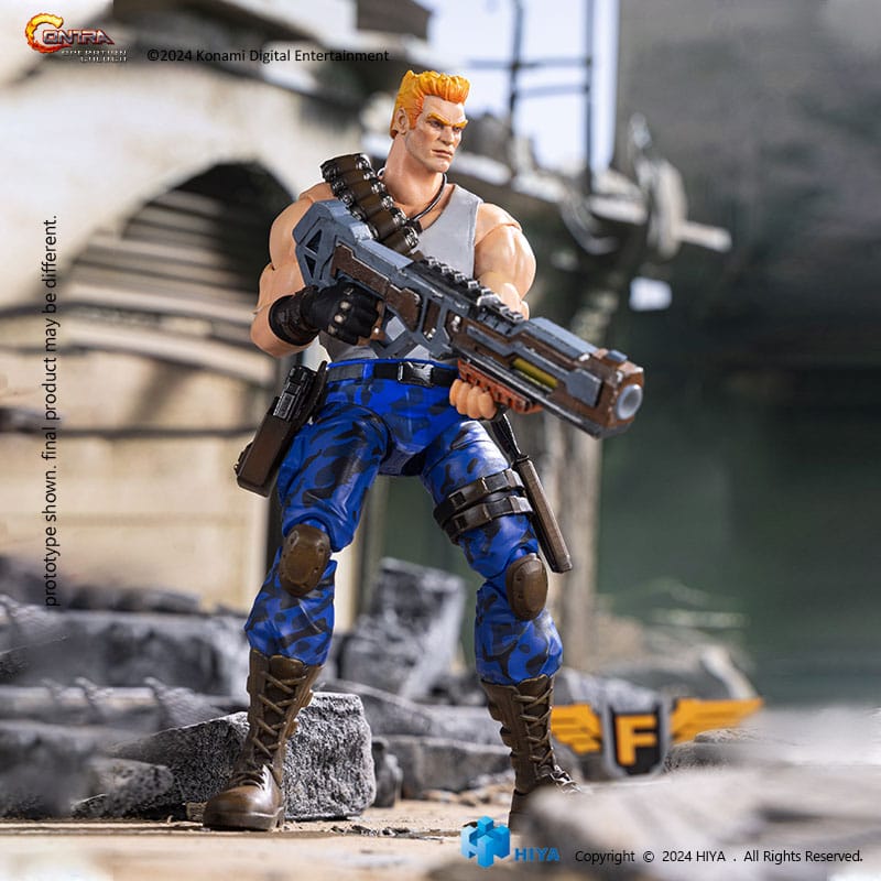 Contra: Operation Galuga Exquisite Basic Bill Rizer 16 cm Action Figure