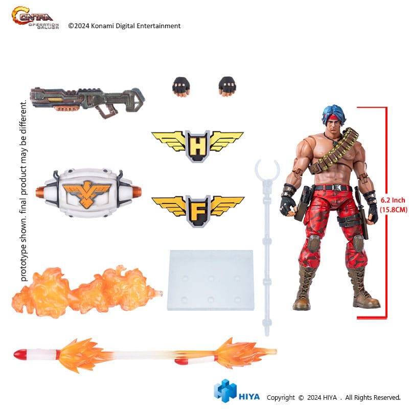 Contra: Operation Galuga Exquisite Basic Lance Bean 16 cm Action Figure